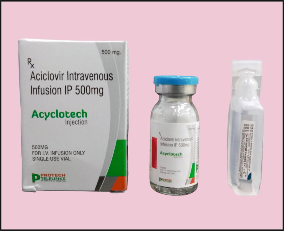 ACYCLOTECH 500 MG WATER VIAL ( Acyclovir (500Mg) ) by Protech