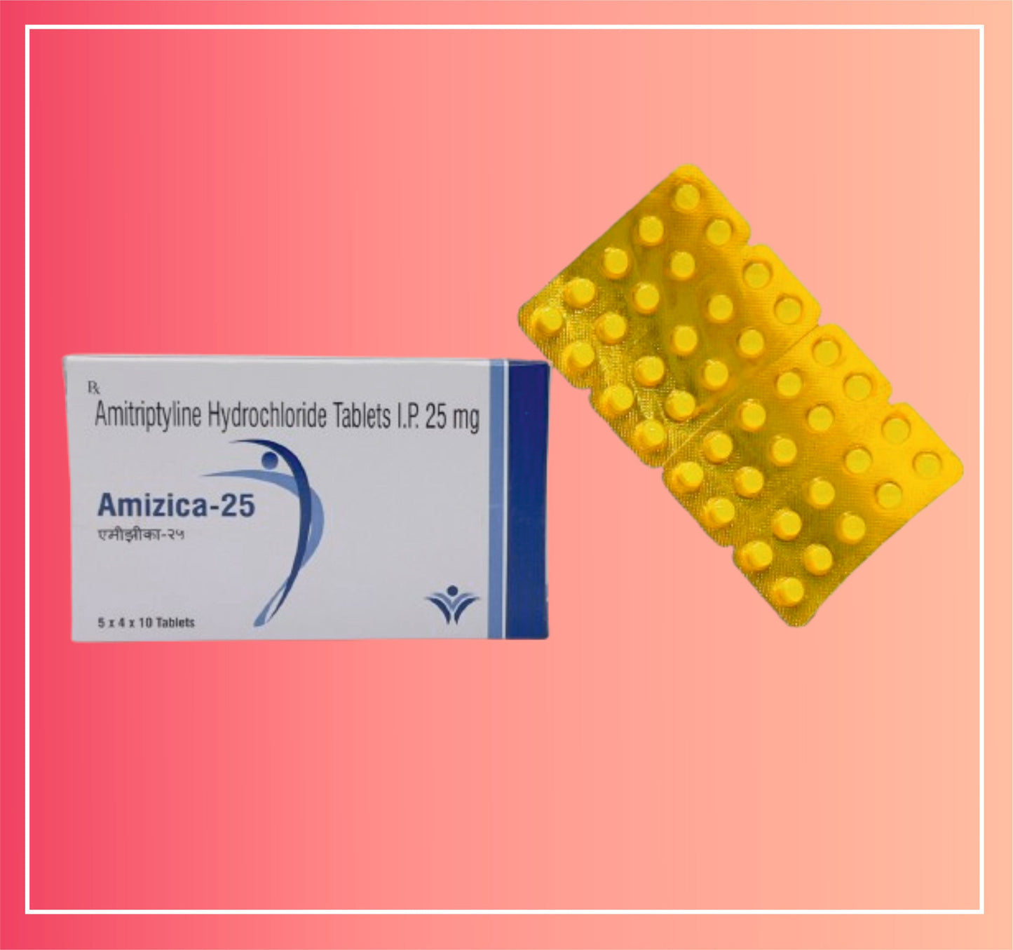 Amitriptyline Hcl 25 {Rate of 10 Tab} by Dellwich