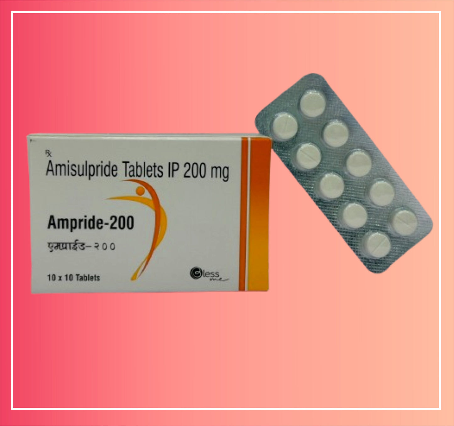 Amisulpride 200 {Rate of 10 Tab} by Dellwich