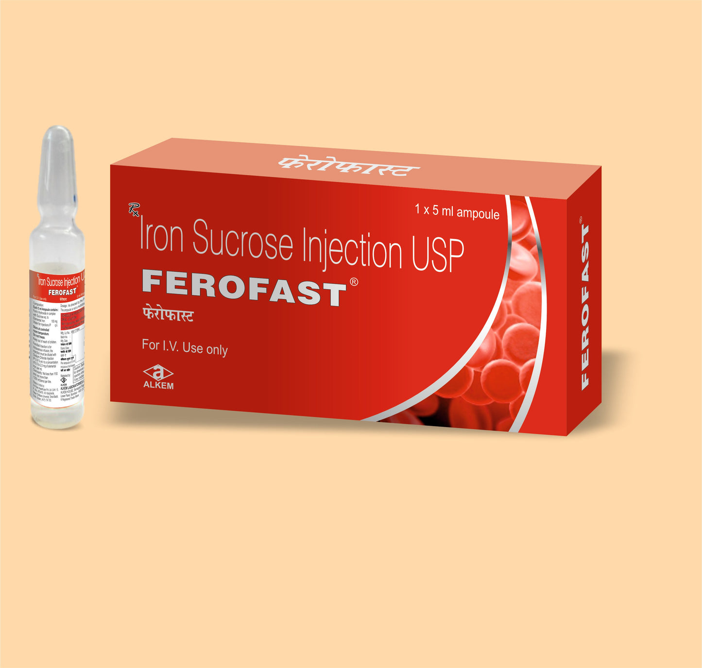 FEROFAST INJ (5ML) (5ML Iron Sucrose by Alkem
