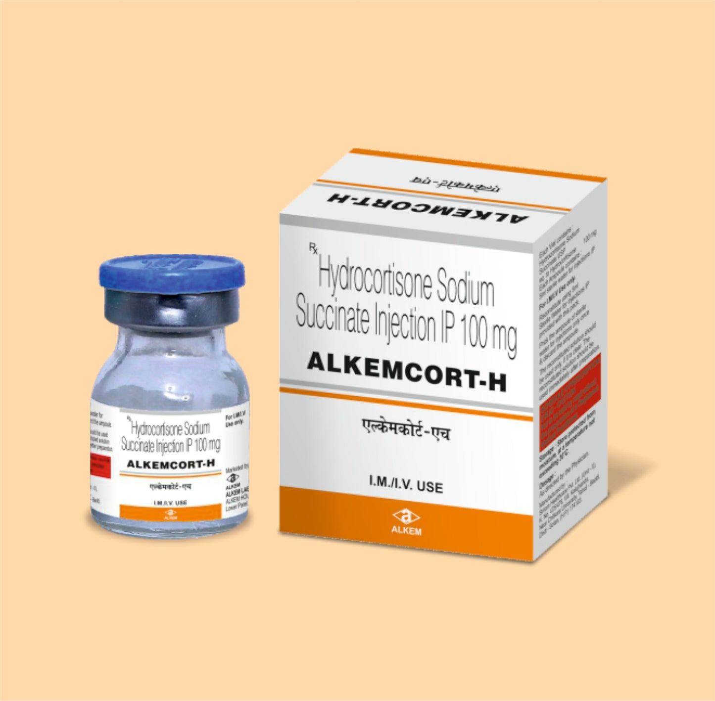 ALKEMCORT-H (7.5ML) (7.5 ml vial Hydrocortisone Sodium Succinate 100 mg by Alkem