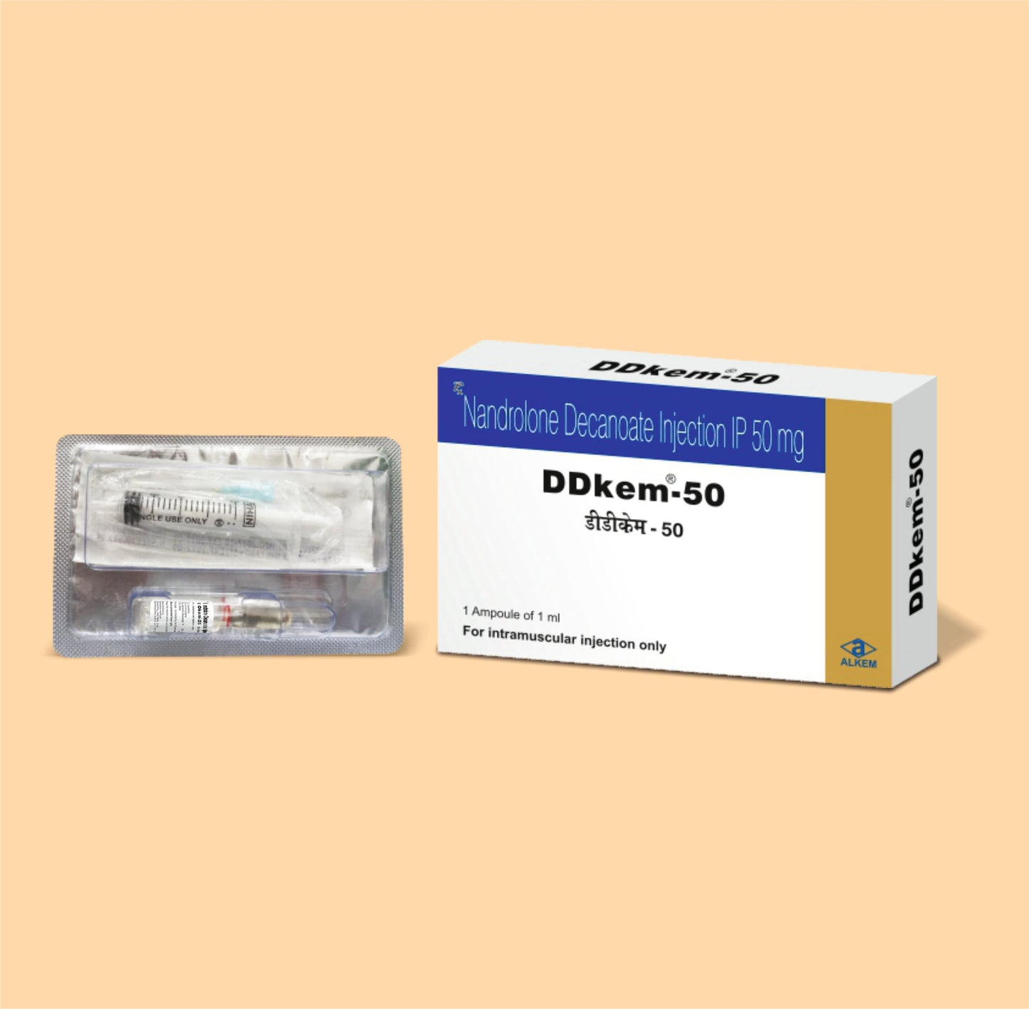 DDKEM 50 (1ML) AMPOULE (1ml Nandrolone Decanoate 50 mg by Alkem