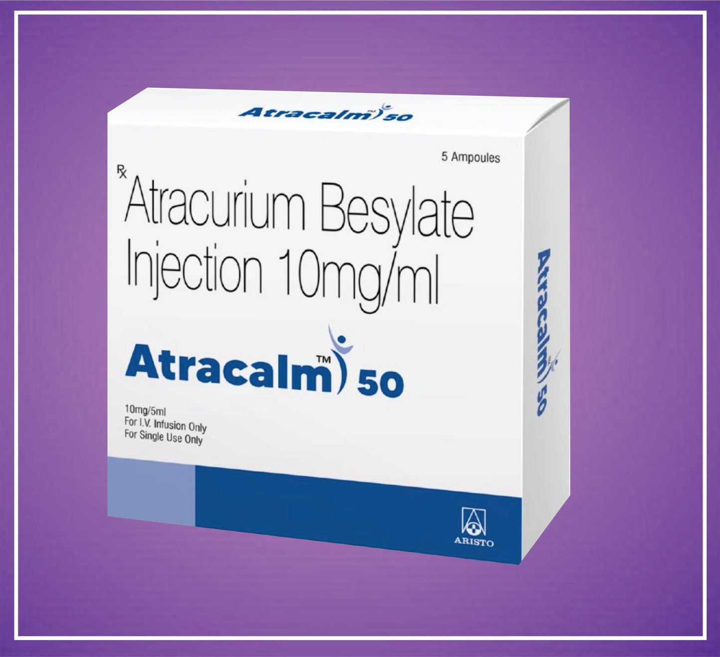 Atracalm 5 ( Atracurium besylate 10 mg /ml ) by Aristo