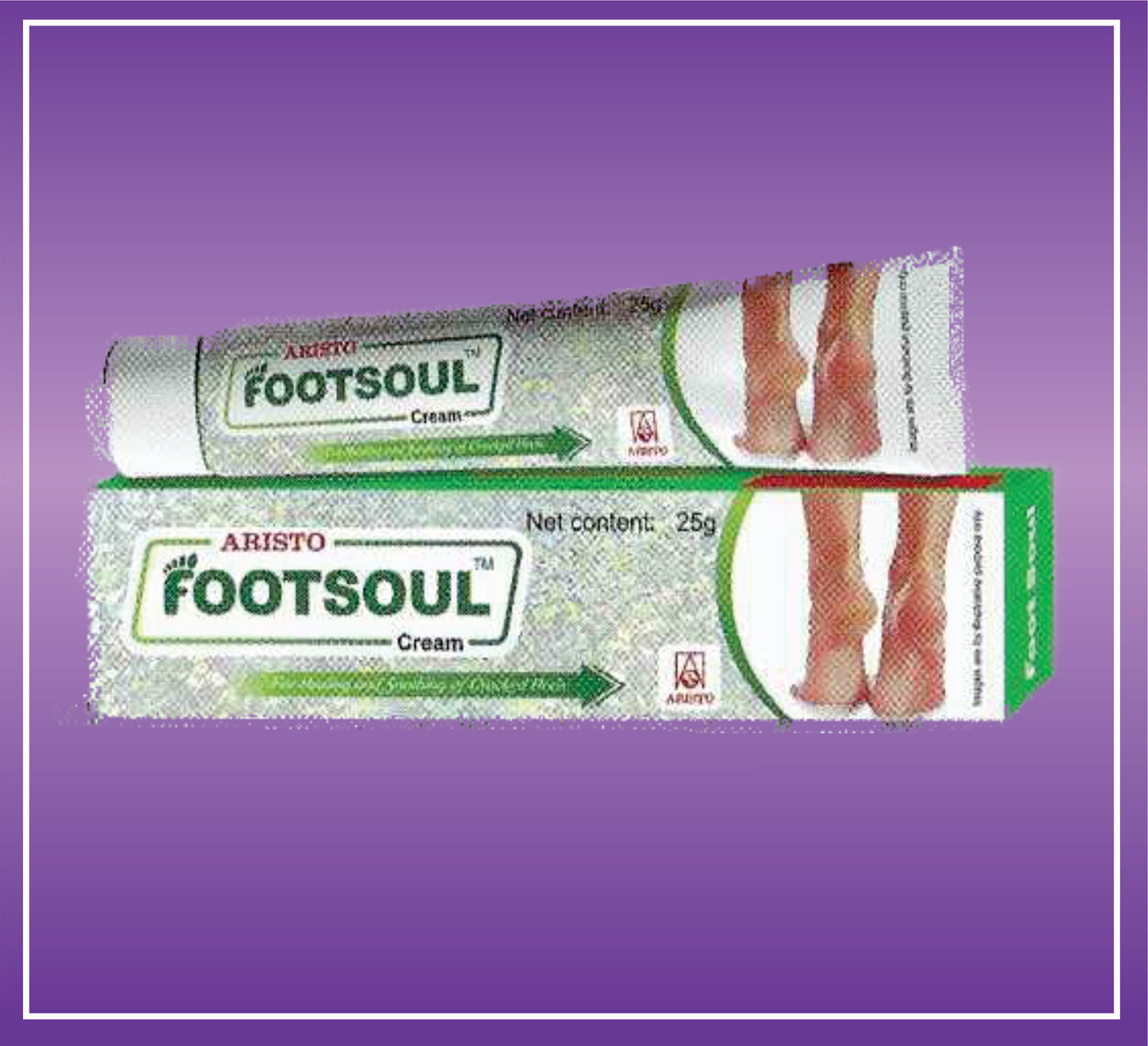 Footsoul Cream (25gm) Herbal Cream For Crack Heals by Aristo