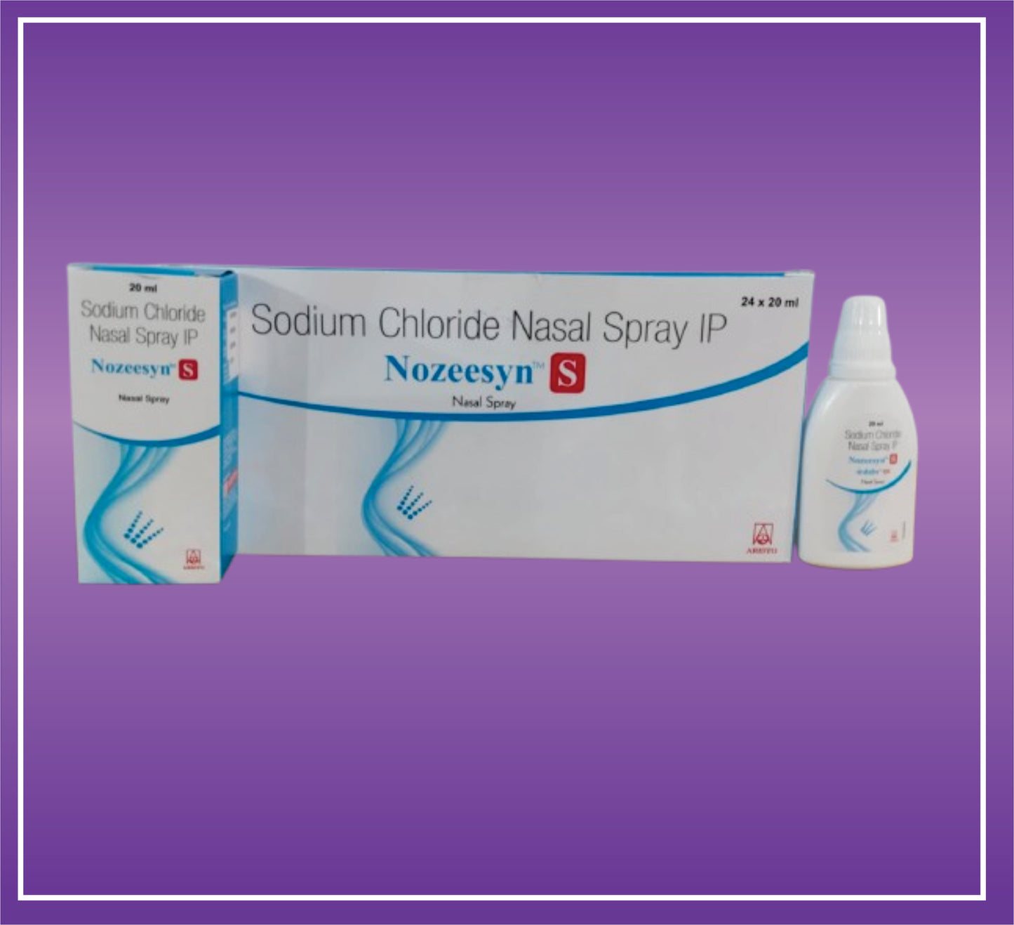 Nozeesyn-S Nasal Spray (20ml) Sodium Chloride (Saline) 0.65% by Aristo