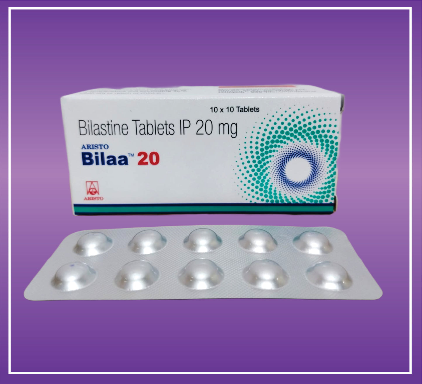 Aristo Bilaa 20 Tab (10x10) Bilastine 20mg by Aristo
