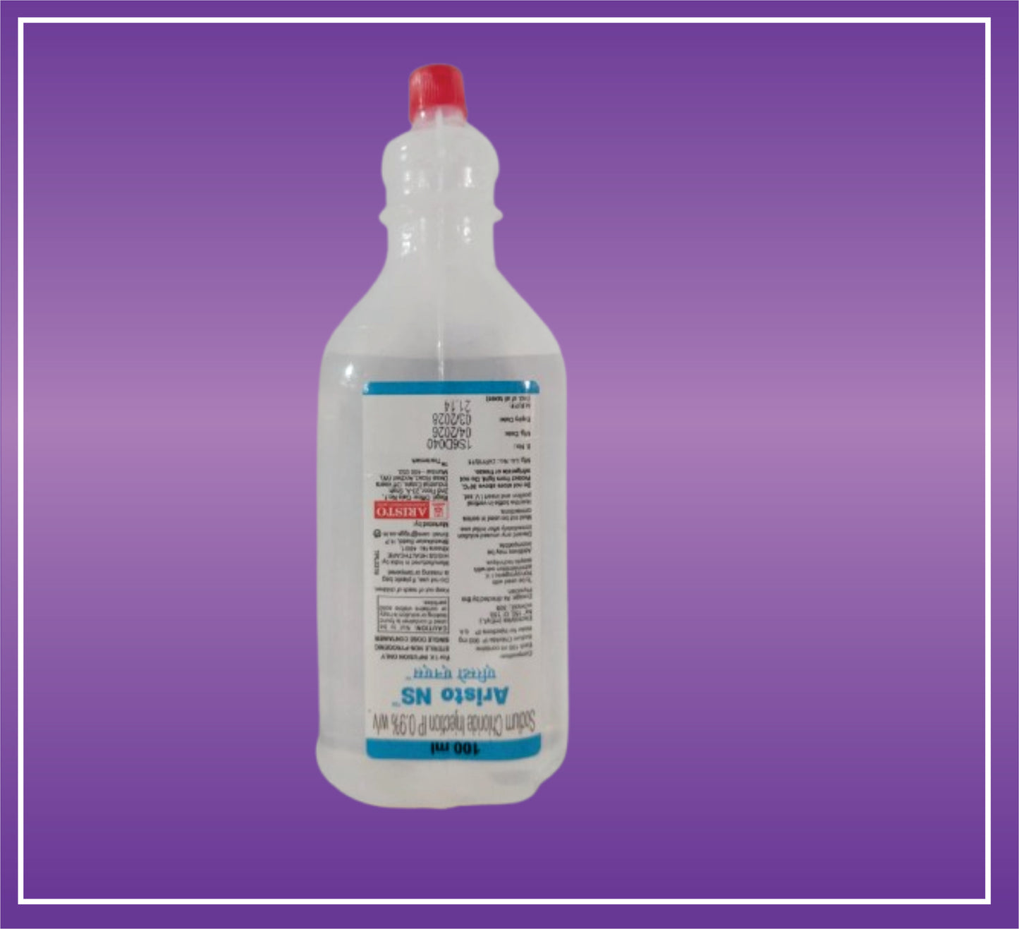 Aristo NS IV (100Ml) Sodium Chloride Infusion by Aristo