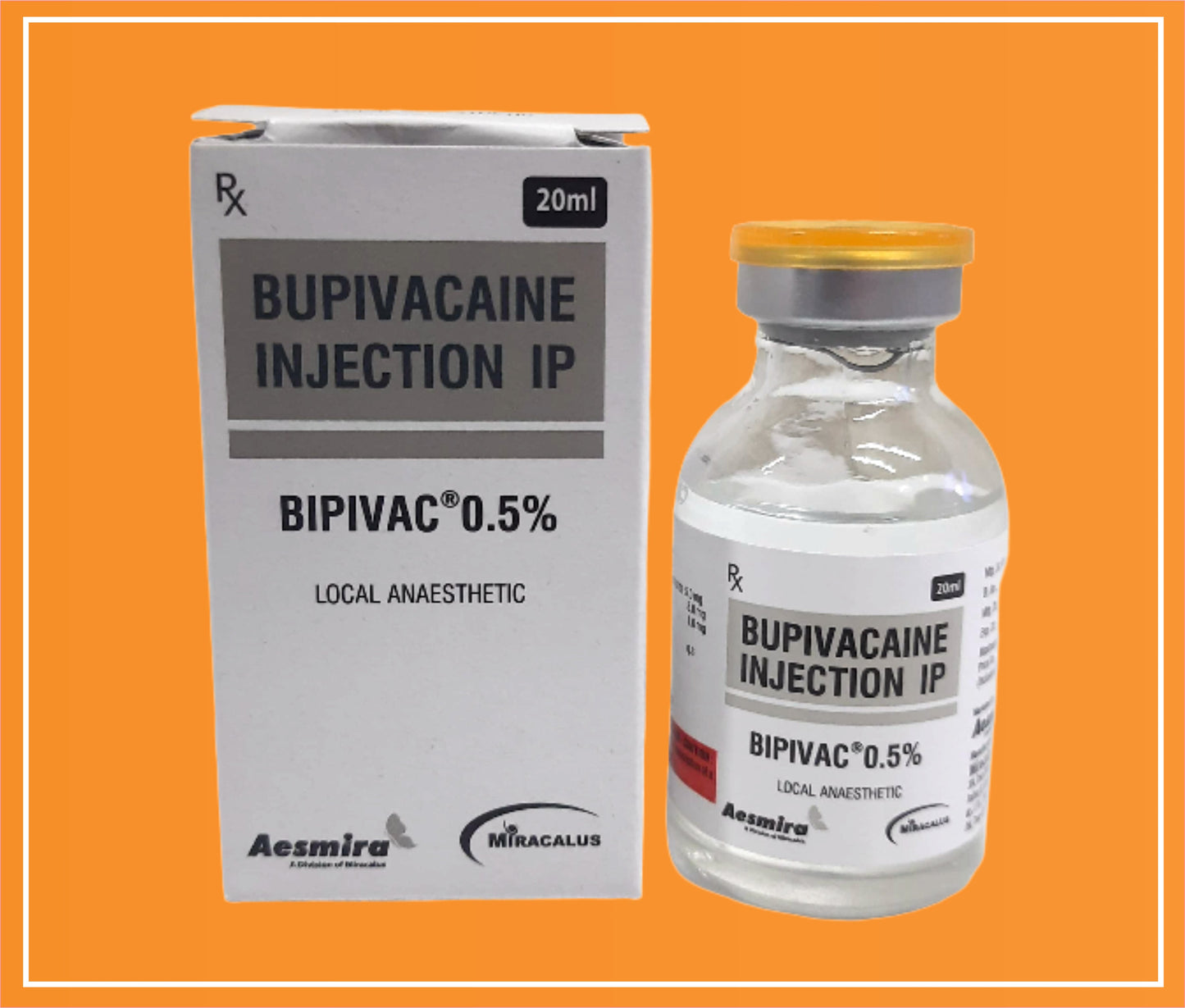 Bipivac 0.5% ( Bupivacaine (0.5%) ) by Naprod