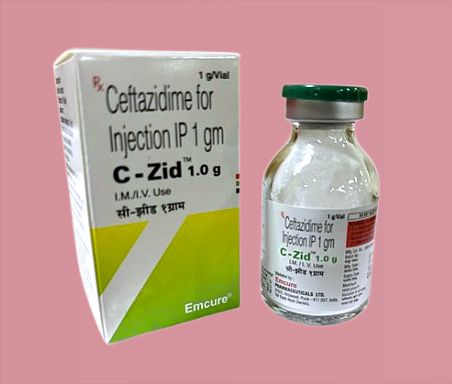 C-Zid 1Gm ( Seftazidim 1 Gm ) Emcure Tarafından