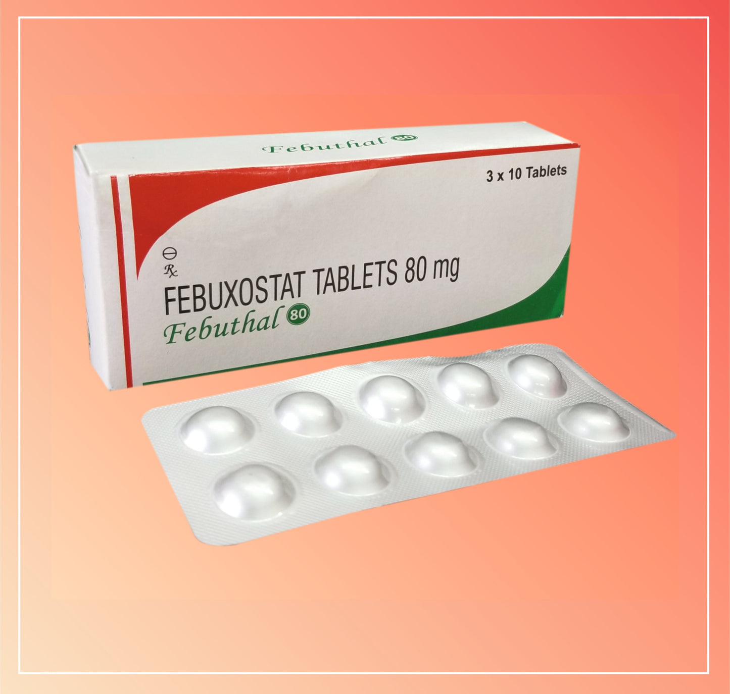 FEBUTHALL 80 (5x3x10 أقراص) فيبوكسوستات 80 مجم