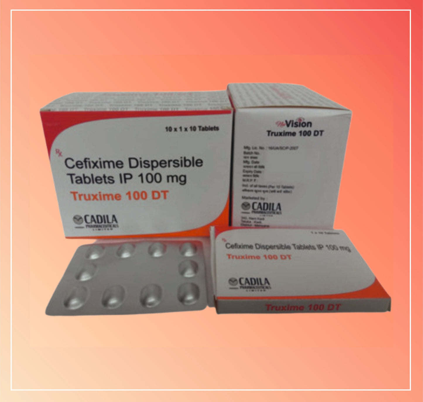 TRUXIME 100 DT (10x1x10 T) سيفيكسيم 100 ملجم