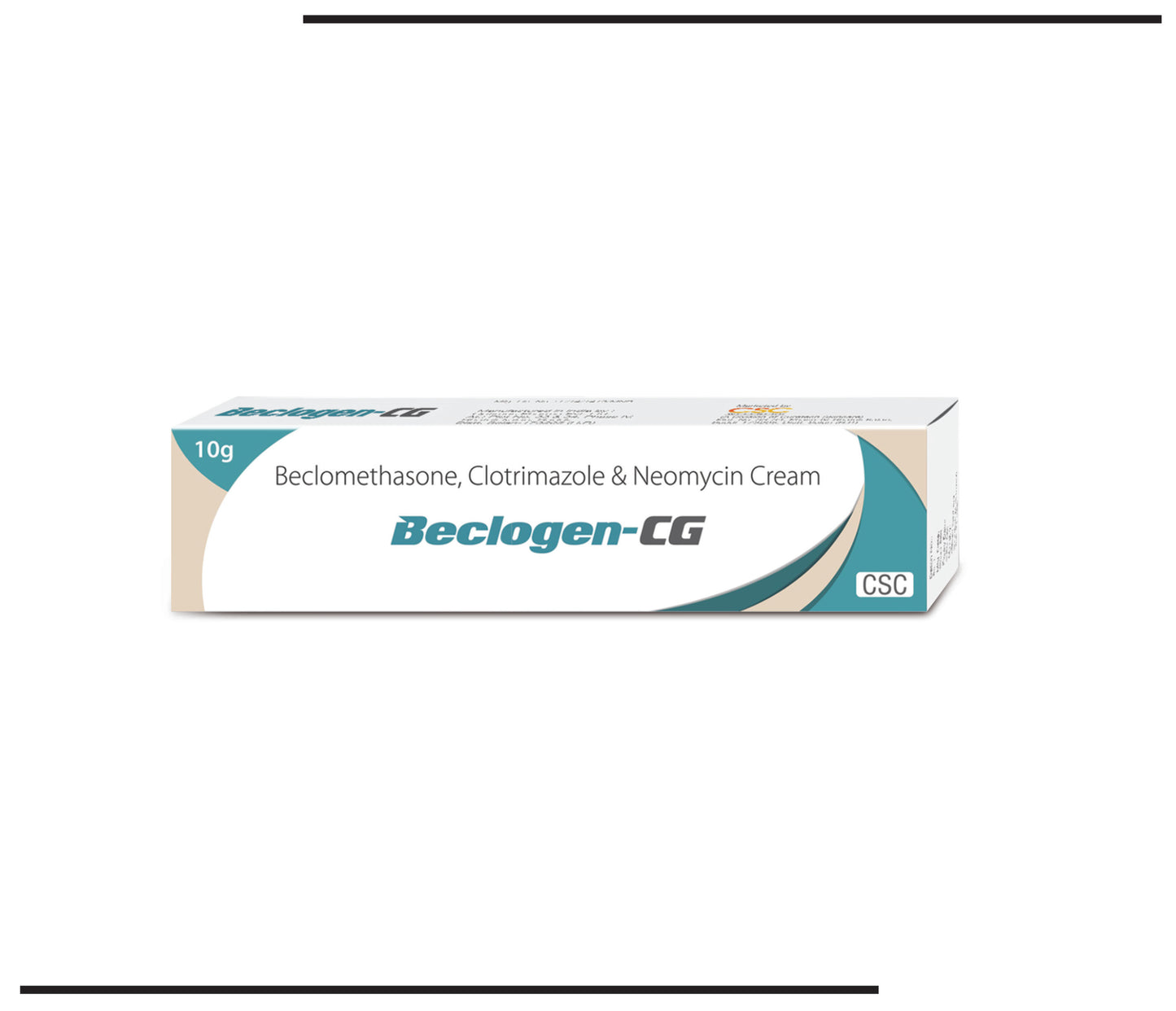 Beclogen CG (10g )Beclomethasone 0.25% + Clotrimazole 1% + Neomycin 0.5% by CSC