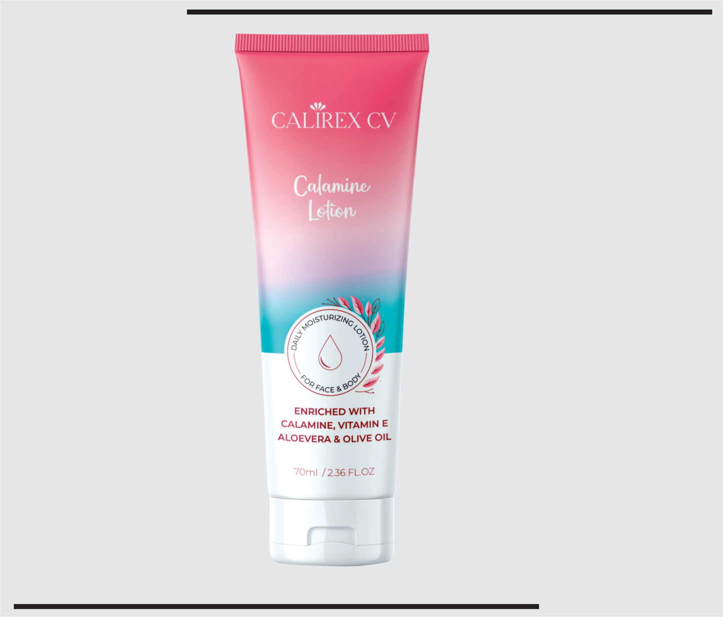 Calirex CV Lotion (70 ml )Calamine with Vitamin E, Aloe Vera & Olive Oil by CSC