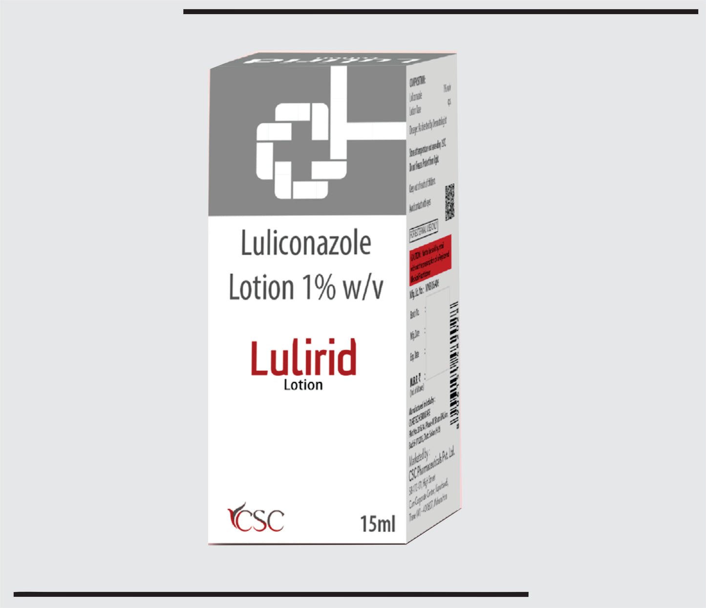 Lulirid Lotion (15ml )Luliconazole Lotion 1 % Lotion by CSC