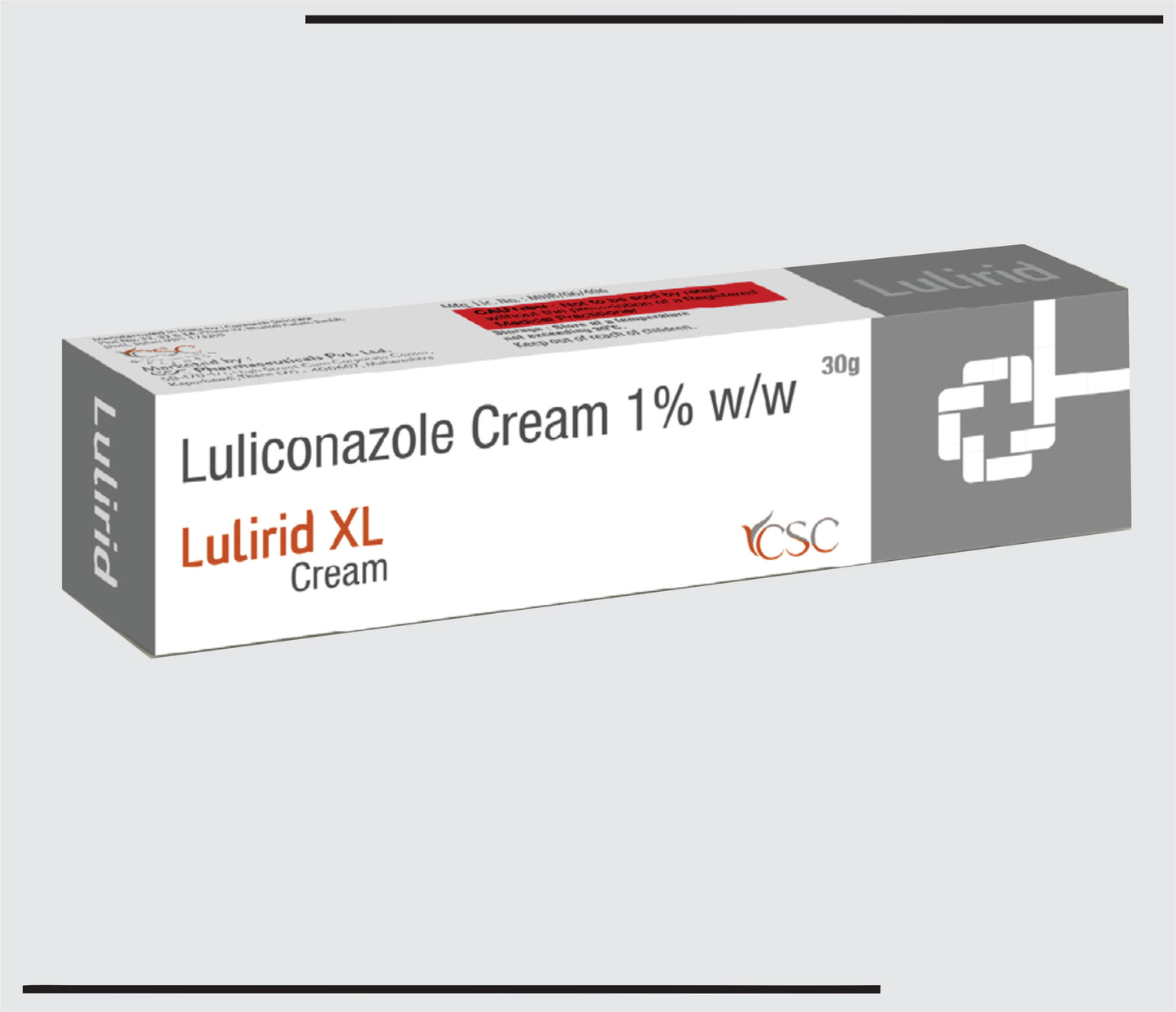 Lulirid XL (30g) (30 gm )Luliconazole Cream 1 % Cream by CSC