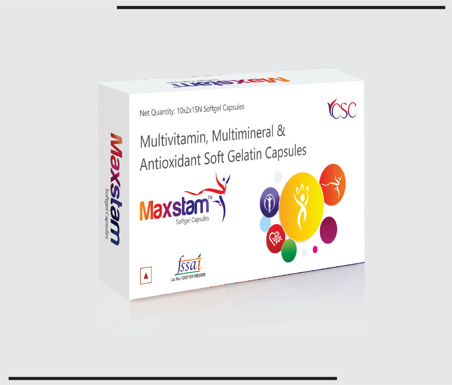 Maxstam (10x2x15 )Antioxidant+Multivitamin & Multiminerals by CSC