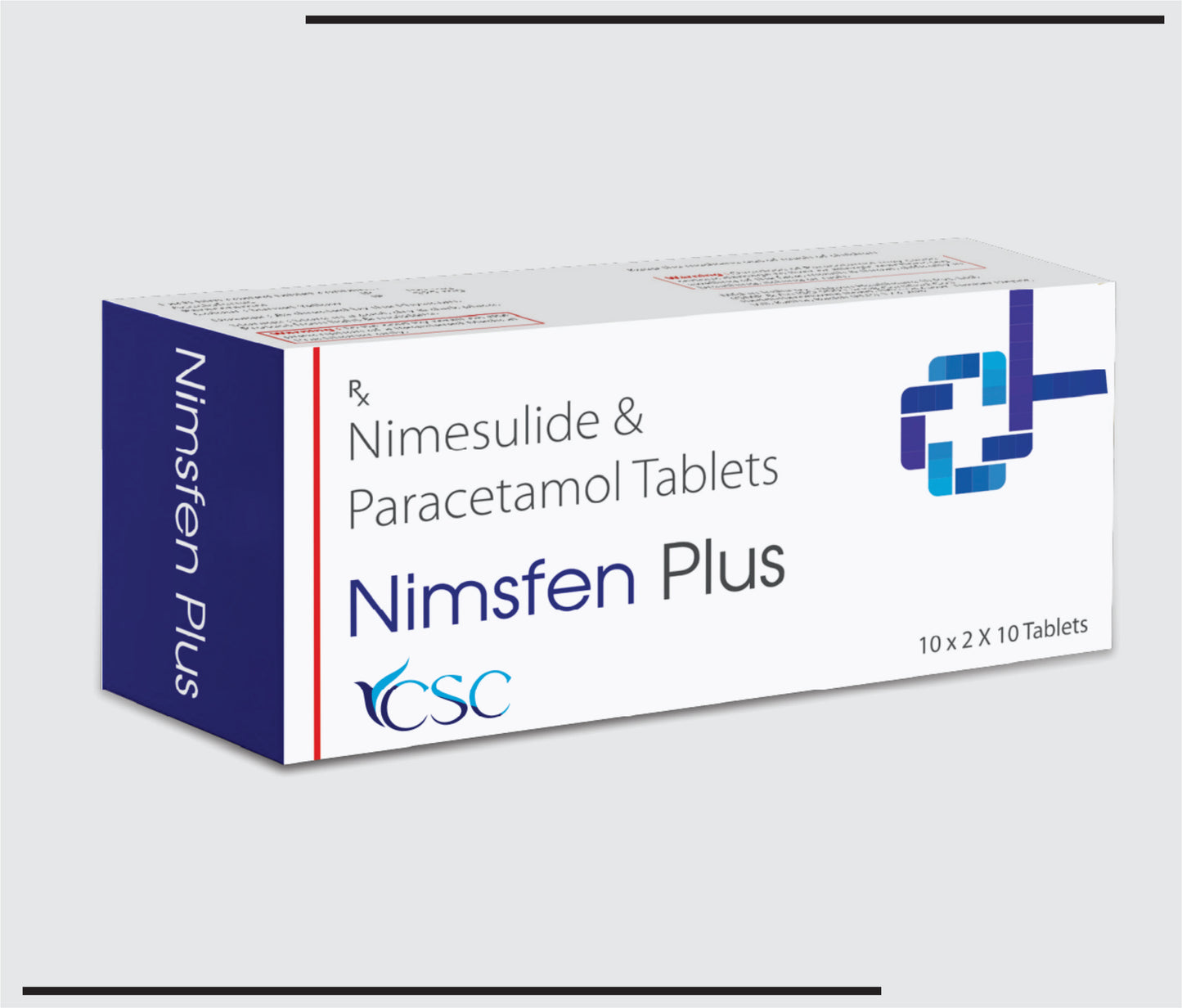 Nimsfen Plus (20x10 )Nimesulide 100 mg + Paracetamol 325 mg by CSC
