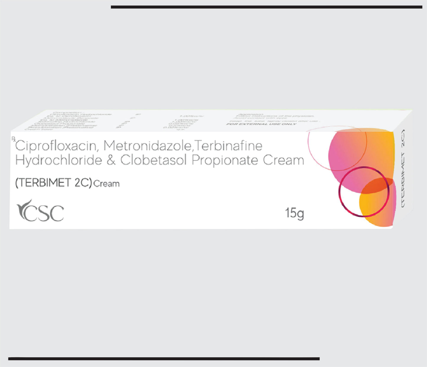 Terbimet 2C (15 gm )Ciprofloxacin + Metronidazole + Terbinafine HCL + clobetasole Cream by CSC