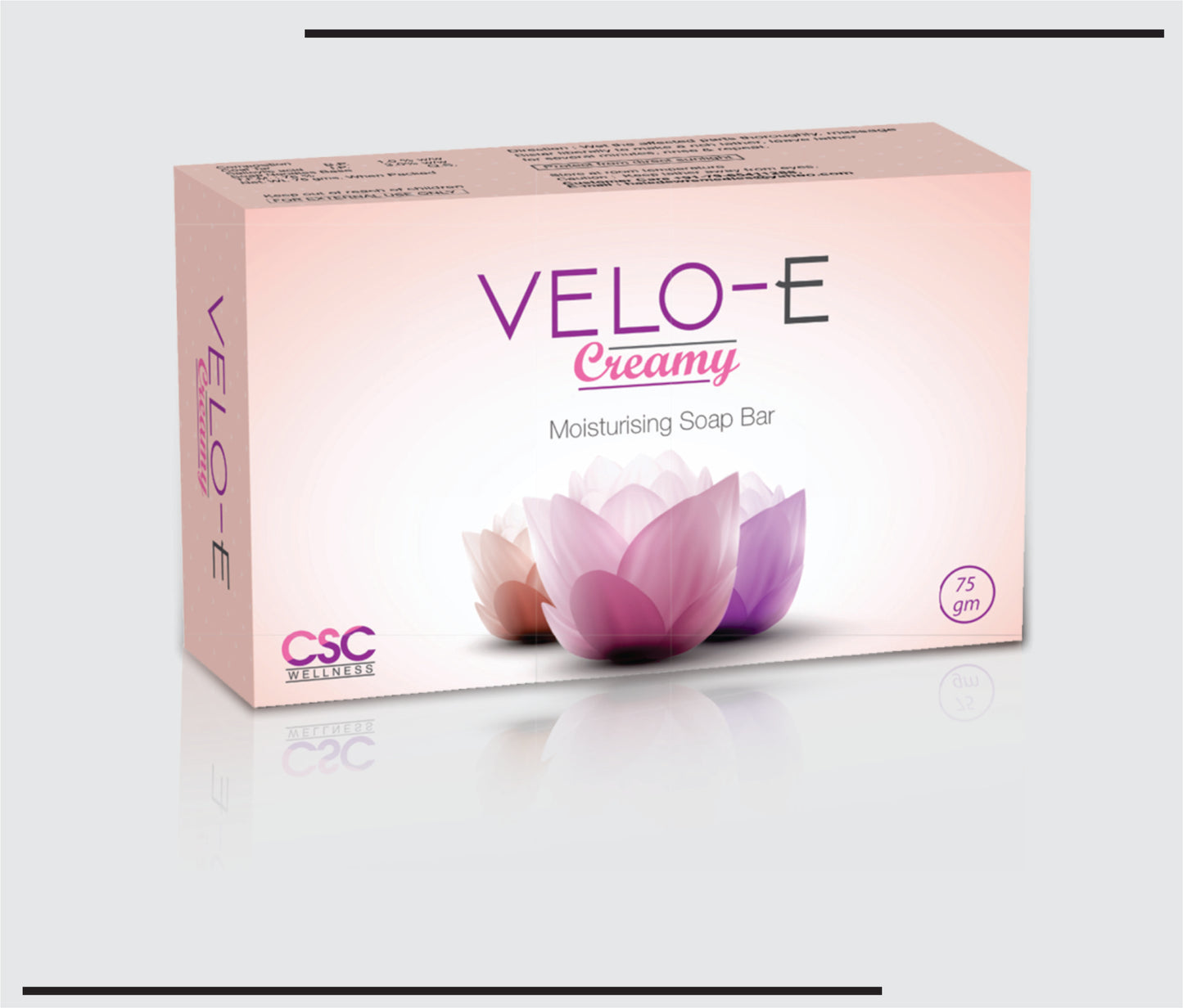 Velo E Soap (75g )Vitamin E With Aloe Vera Moisturising Soap by CSC