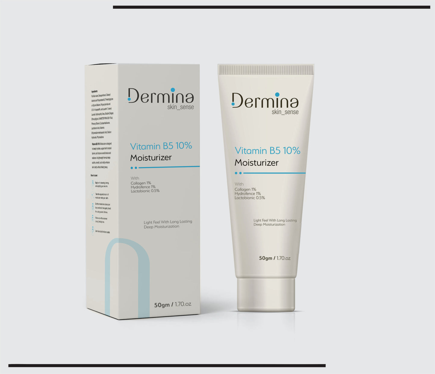 Vitamin B5 10% Moisturizer 50 gm (50 gm )Collagen 1%,Hydrofence 1%,Lactobionic 0.5% by CSC