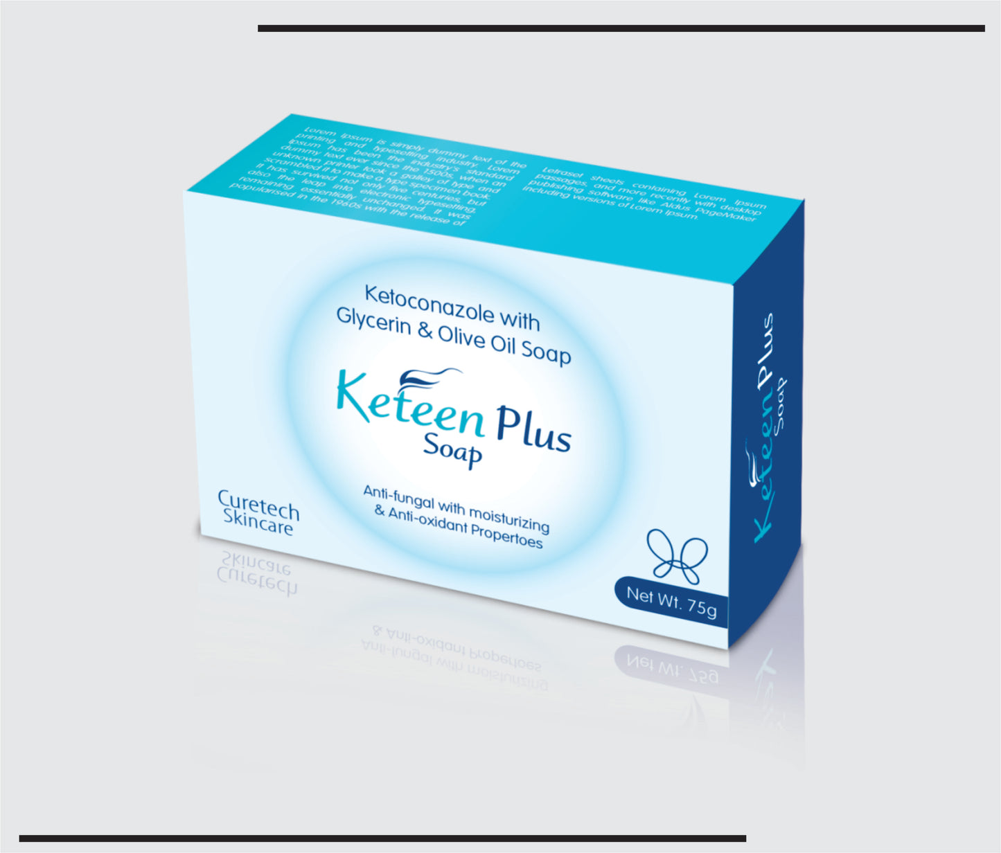 Keteen Plus Soap (75g )Ketoconazole + Glycerin + Olive Oil Soap by CSC