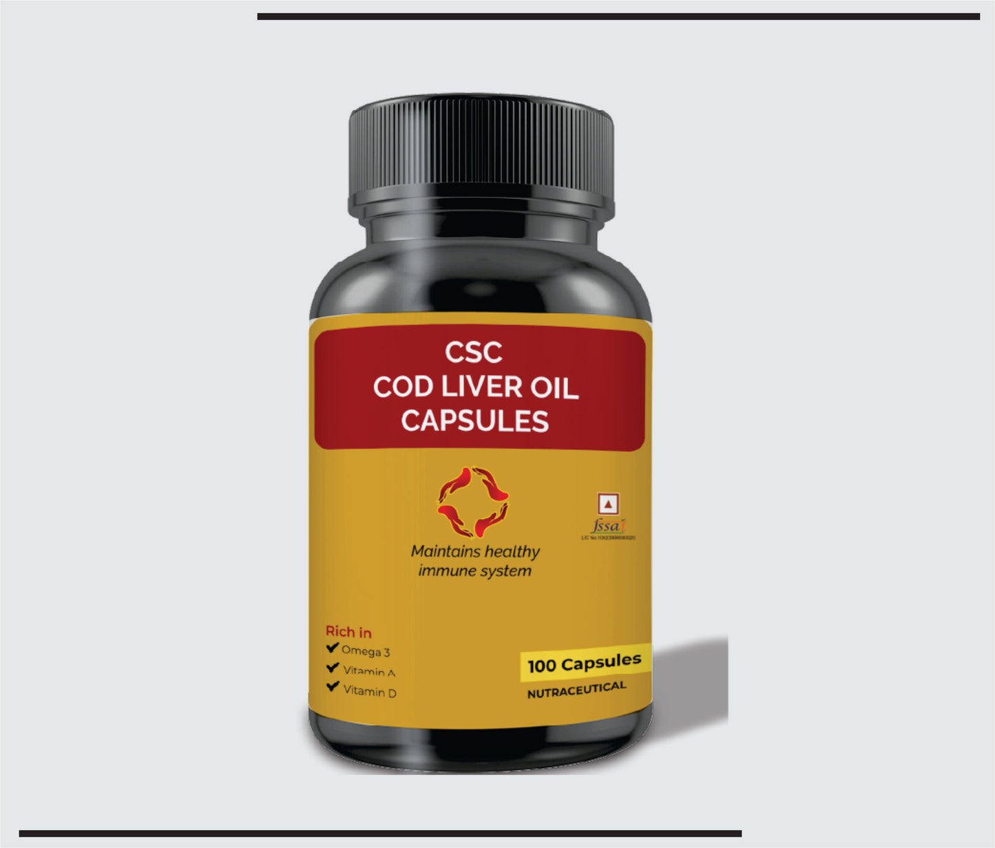 CSC COD Liver Oil (100 )COD liver oil 300mg by CSC