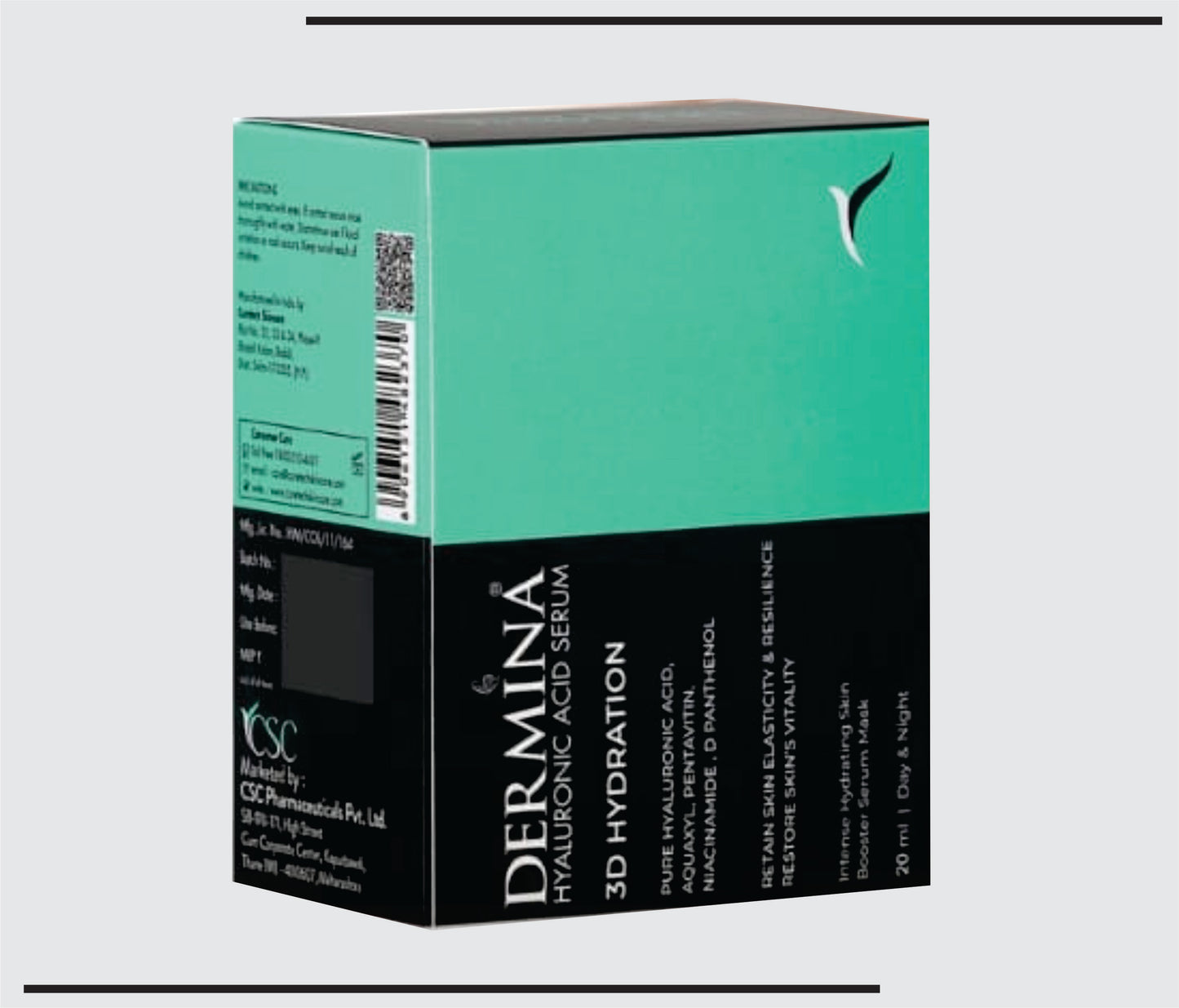 H A Serum Old (20ml )Sodium Hyaluronate (AAK)0.5%, Aquaxyl 1.0%, Pentavitin 2.0%, Nicotinamide 2.0%, Dexapanthenol 0.5%, Green Tea Extract 0.2%, Carrot Extract 0.2% by CSC