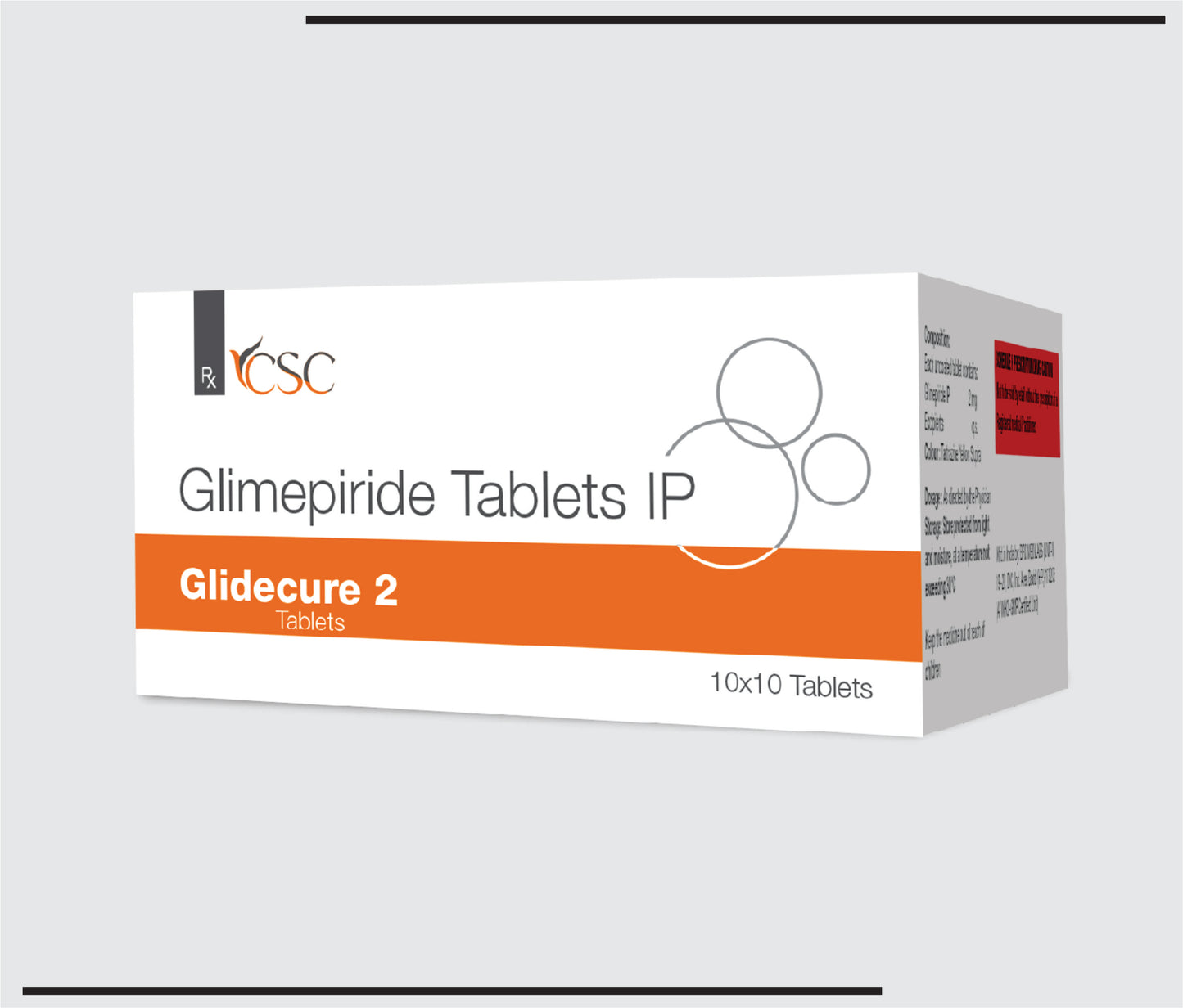 Glidecure 2 (10x10 )Glimepiride IP 2mg by CSC
