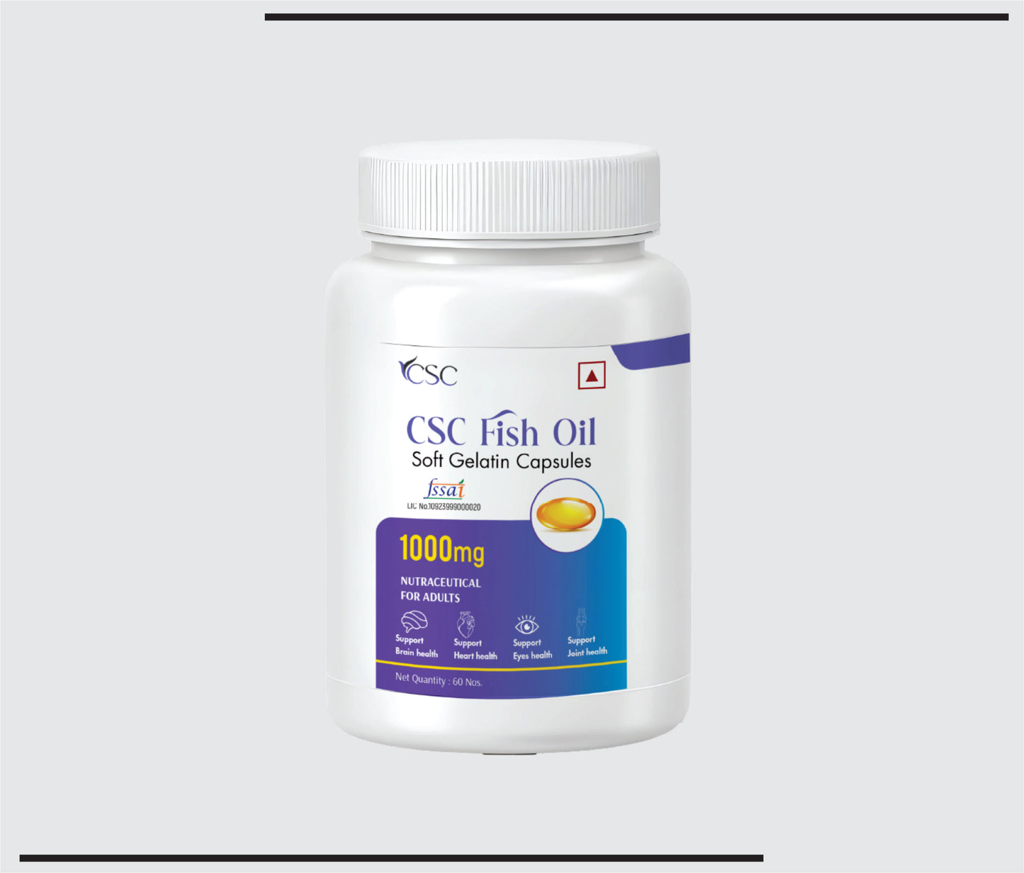 CSC Fish Oil 1000 mg (1x60 )Fish Oil 1000mg by CSC