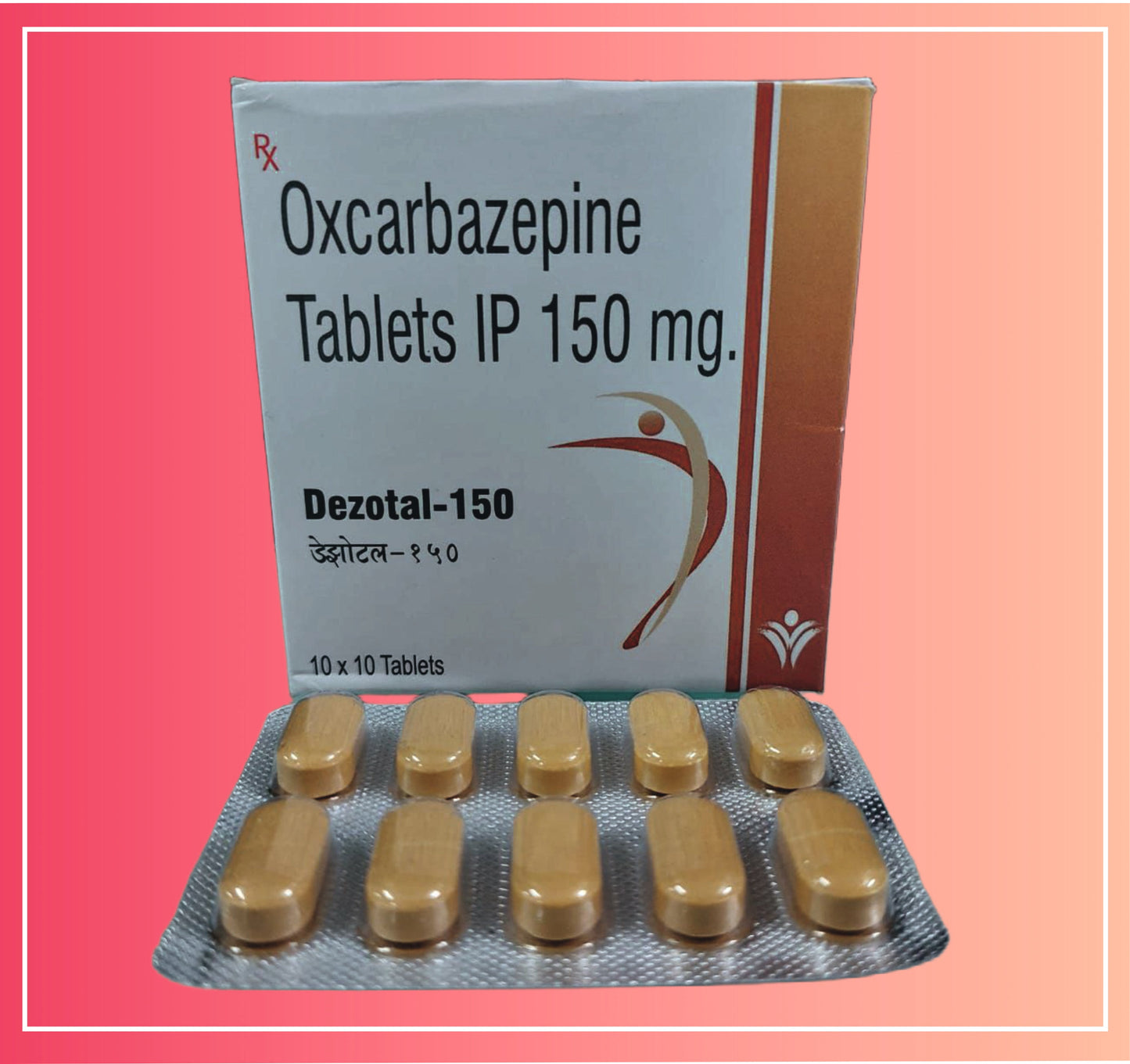 Oxcarbazepine 150 {Rate of 10 Tab} by Dellwich