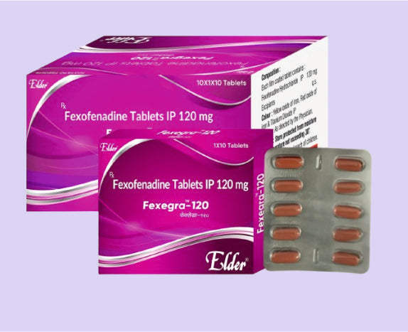 FEXEGRA 120 TABS 10'S ( Fexofenadine 120 MG
) by Elder