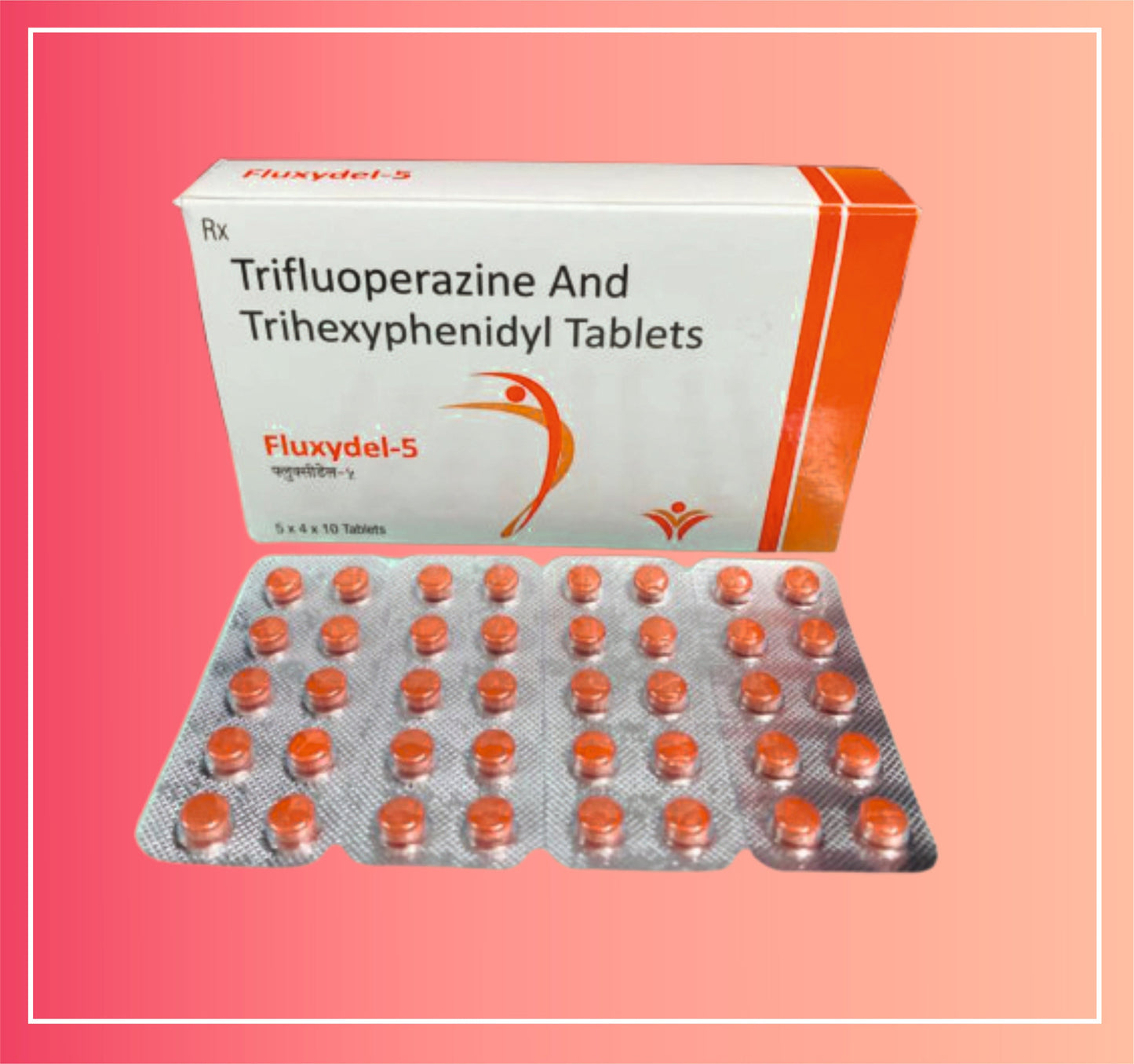 Trifluoperazine Hcl 5, Trihexyphenidyl 2 {Rate of 10 Tab} by Dellwich
