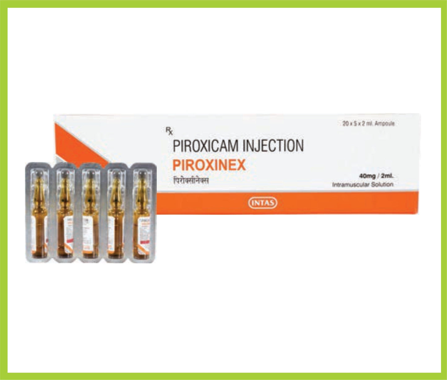 PIROXINEX 2 مل (بيروكسيكام 20 ملجم) من Intas