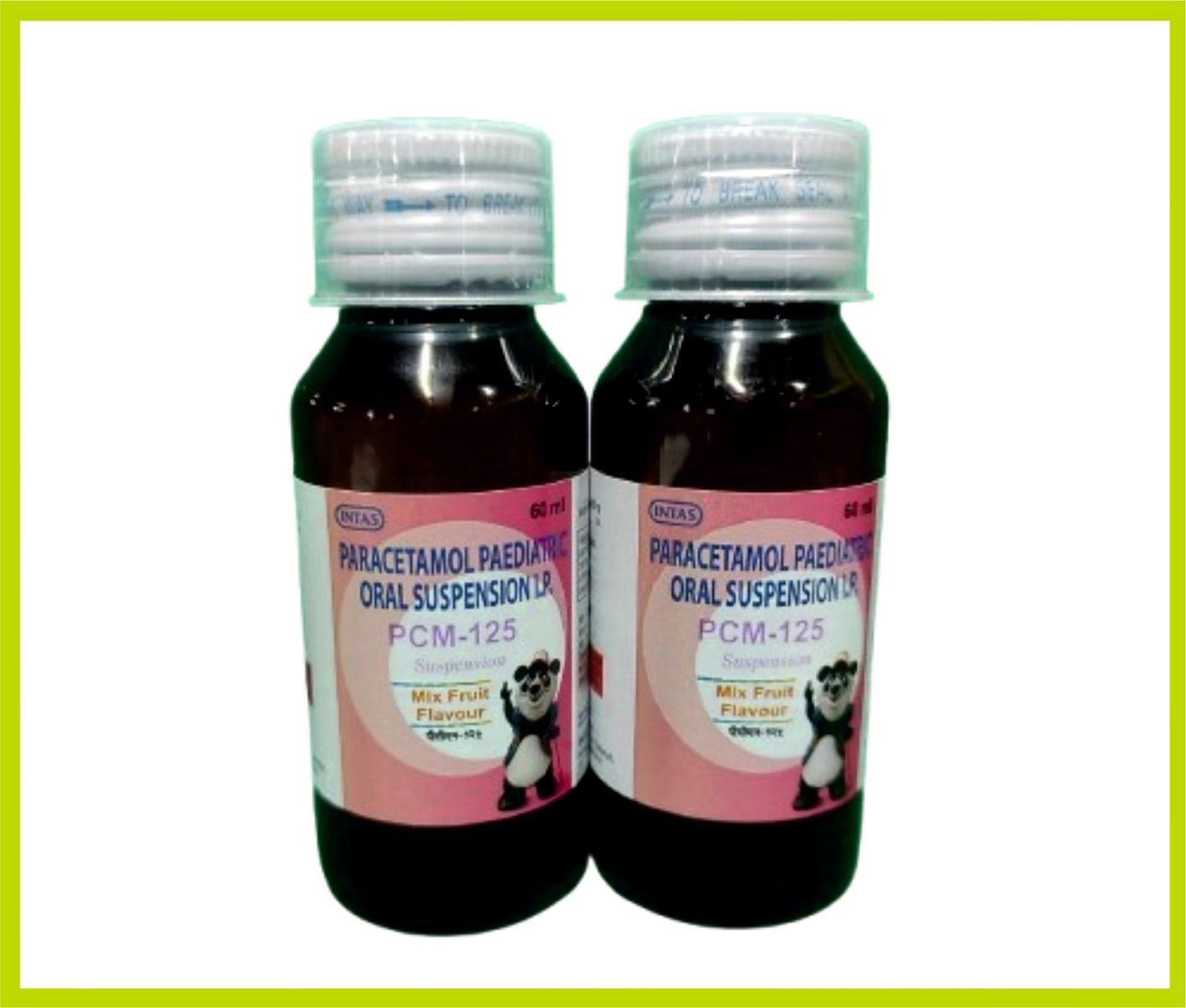 PCM SUSPENSION 60ML (Paracetamol 125 mg) by Intas