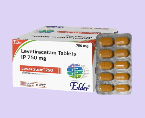 LEVERATAM 750 TABS 10'S ( Levetiracetam 750 mg
) by Elder