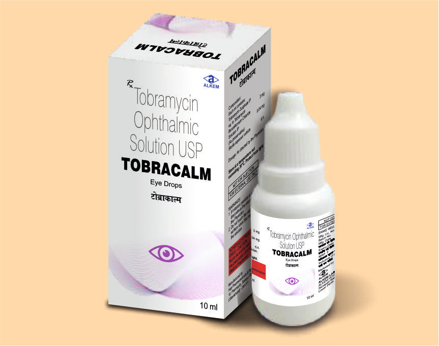 TOBRACALM EYE DROPS (10ML) Tobramycin 0.3% w/v by Alkem1