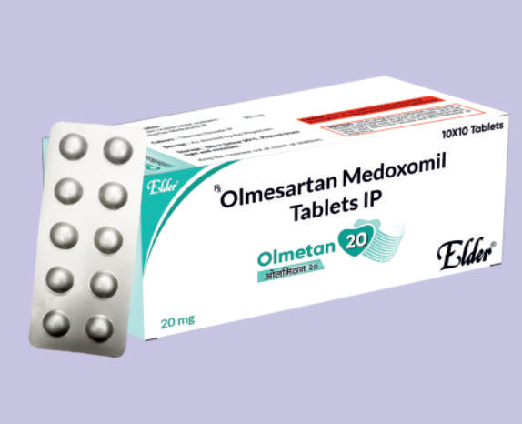 OLMETAN 20 TABS 10'S (أولميسارتان IP 20 ملجم) من Elder