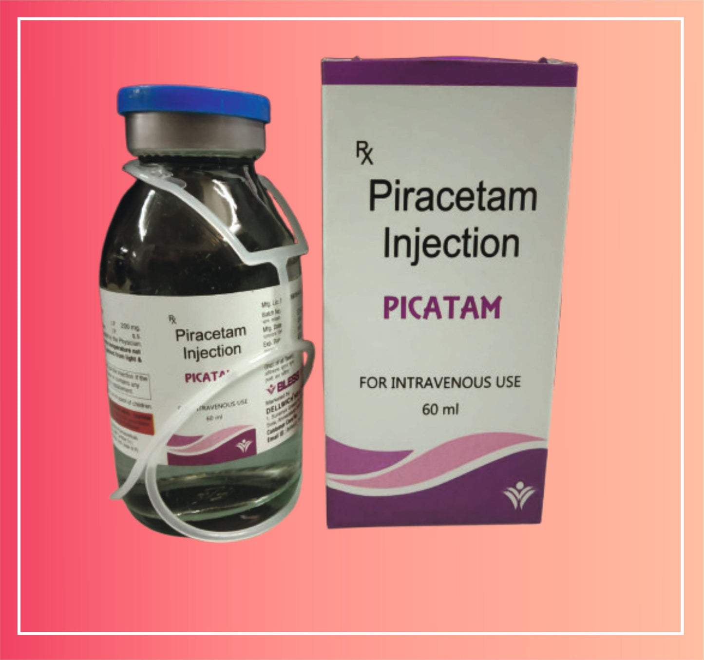 Piracetam 200Mg / 1Ml {معدل 60 مل حقن} من Dellwich