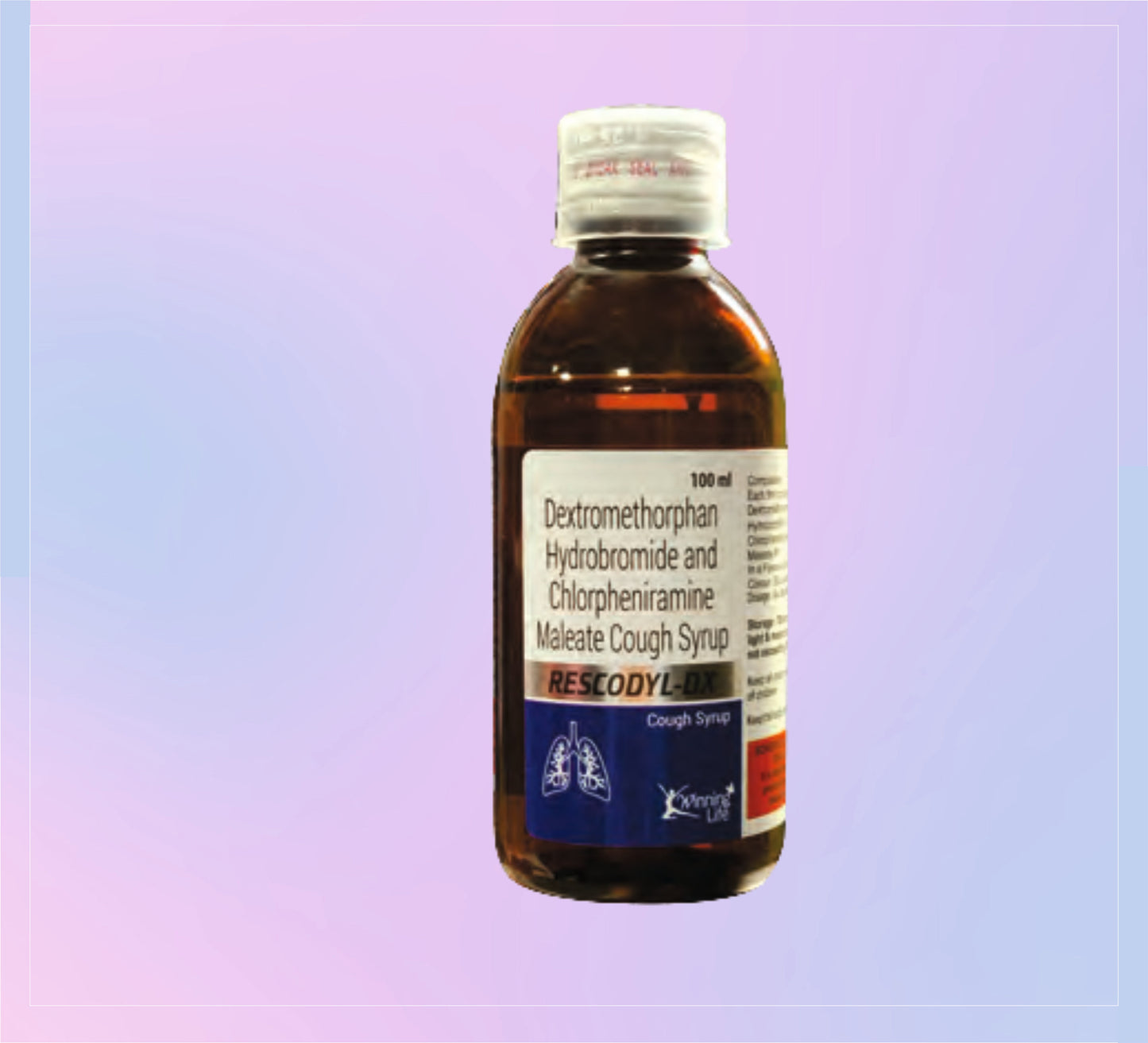 Rescodyl Dx Syrup 1x100ML Dextromethorphan 10 Mg + Chlorpheniramine 2 Mg by Akumentis