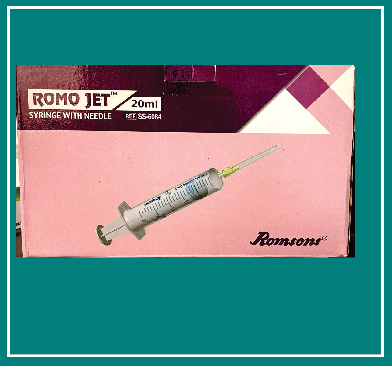 ROMO JET İĞNELİ 20 ML (21G X 1.5) (İğneli Enjektör) Romson 1