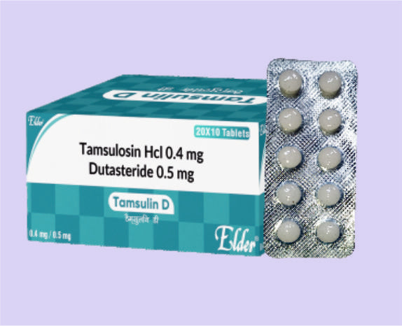 TAMSULIN D TABLET 10'LU (Tamsulosin HCl 0.4mg+Dutasterid 0.5mg) Elder