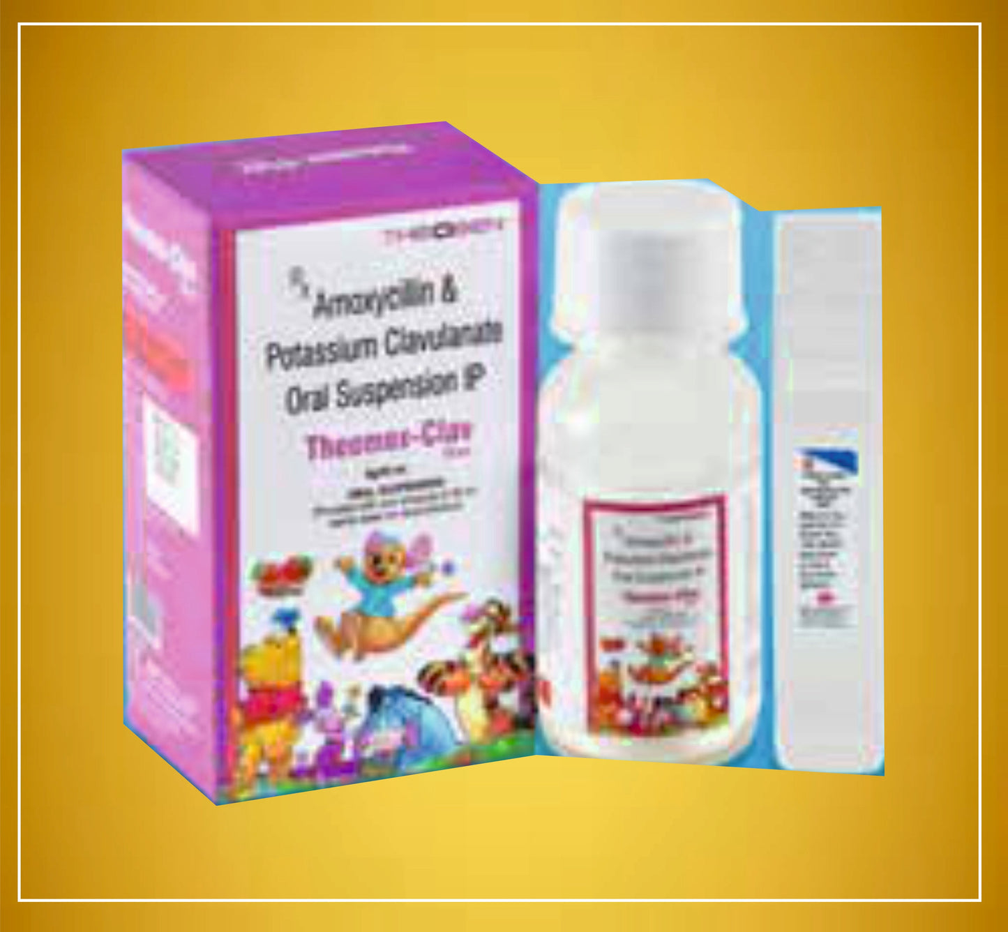 THEOMOX CLV DUO + WFI 30 ML ( Amoxycillin (400Mg/5Ml) + Clavulanic Acid (57Mg/5Ml) ) By Theon
