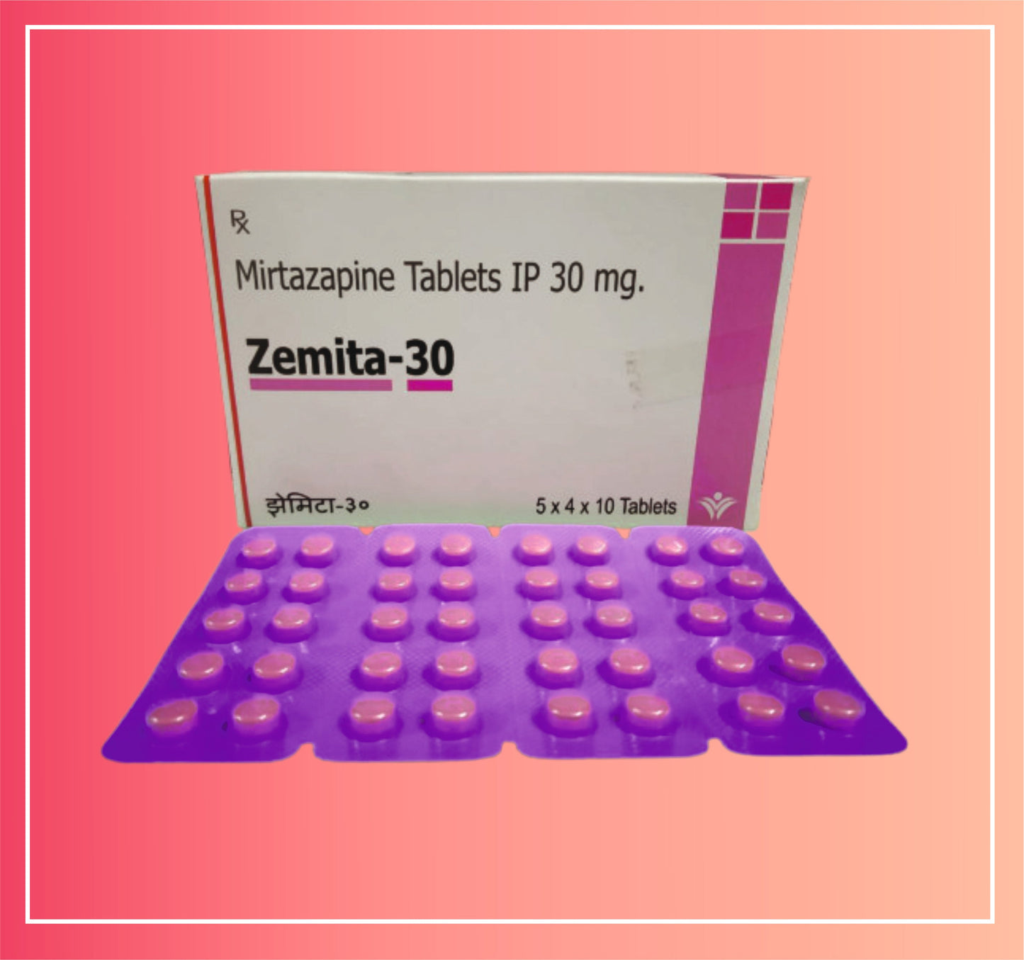 Mirtazapine 30 {Rate of 10 Tab} by Dellwich