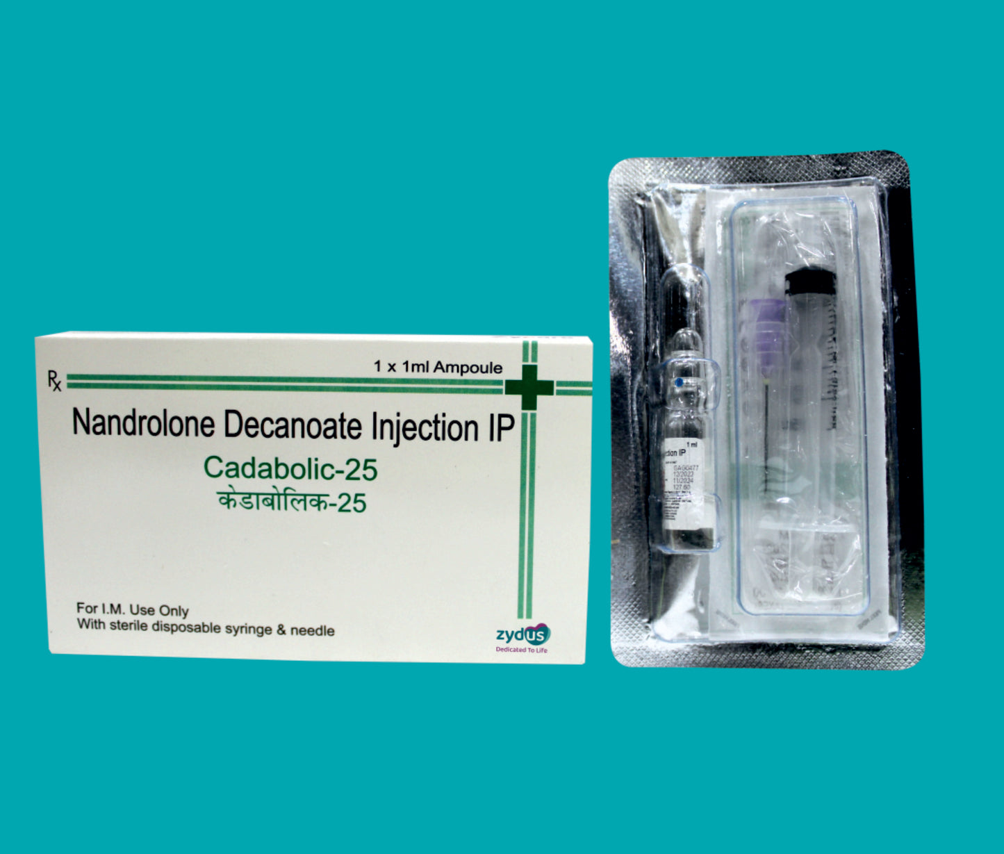 Cadabolic 25 Inj. (1ml.) Nandrolone Decanoate 25 mg by Zydus