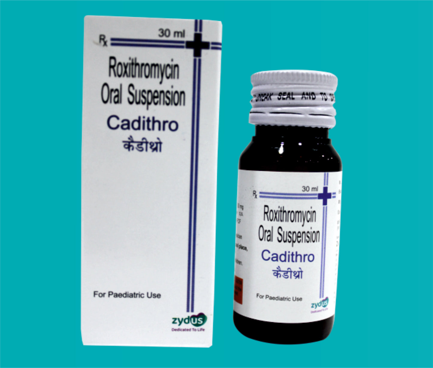 Cadithro Oral Suspension (30 ml.) Roxithromycin 50 mg by Zydus