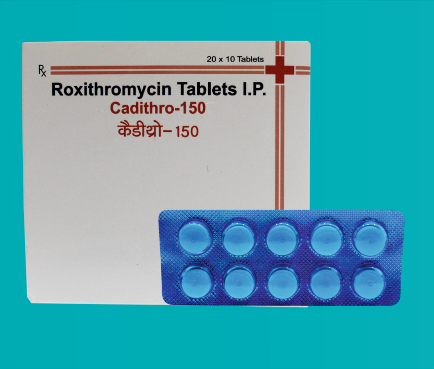 Cadithro 150 (20 X 10) Roxithromycin 150 mg by Zydus