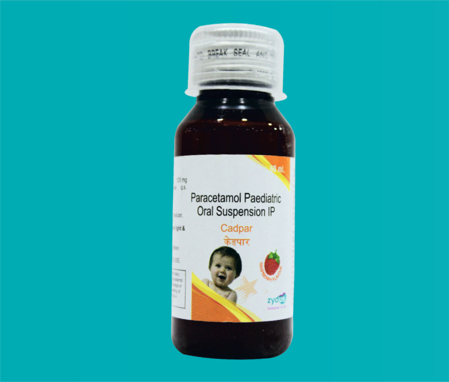 Cadpar Susp. (60 ml.) Paracetamol 125 mg by Zydus