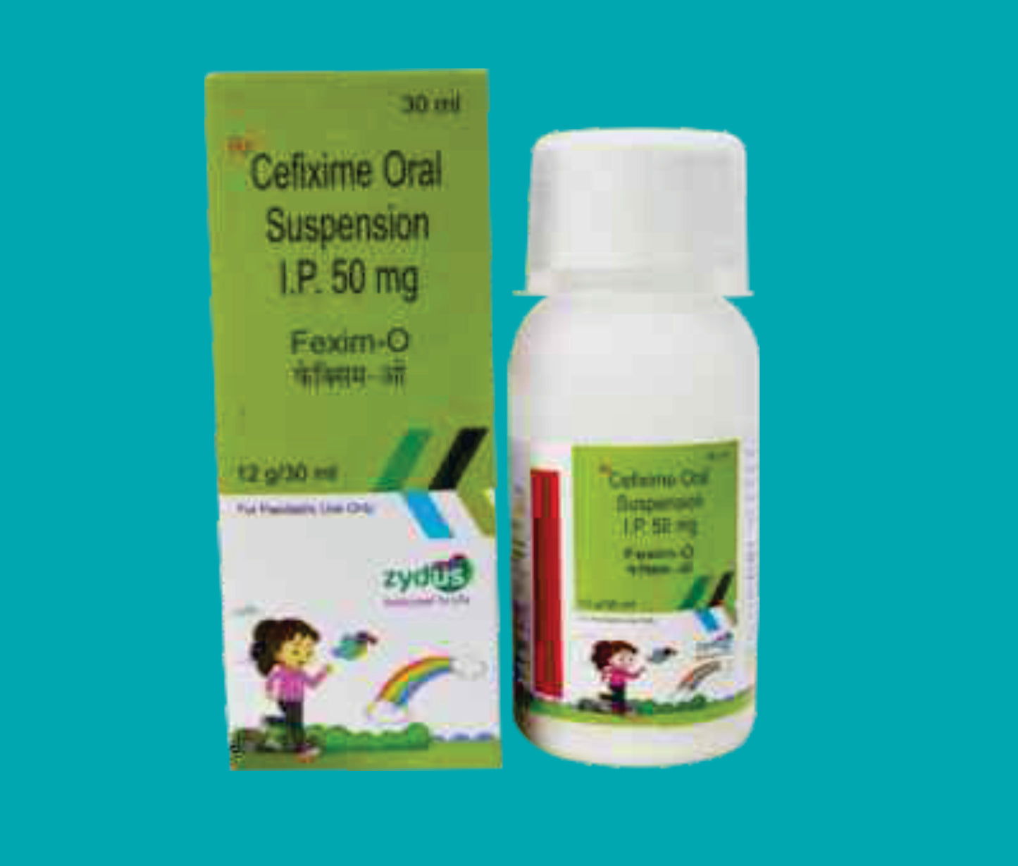 Fexim O Dry Syp. (30 ml.) Cefixime 50 mg by Zydus