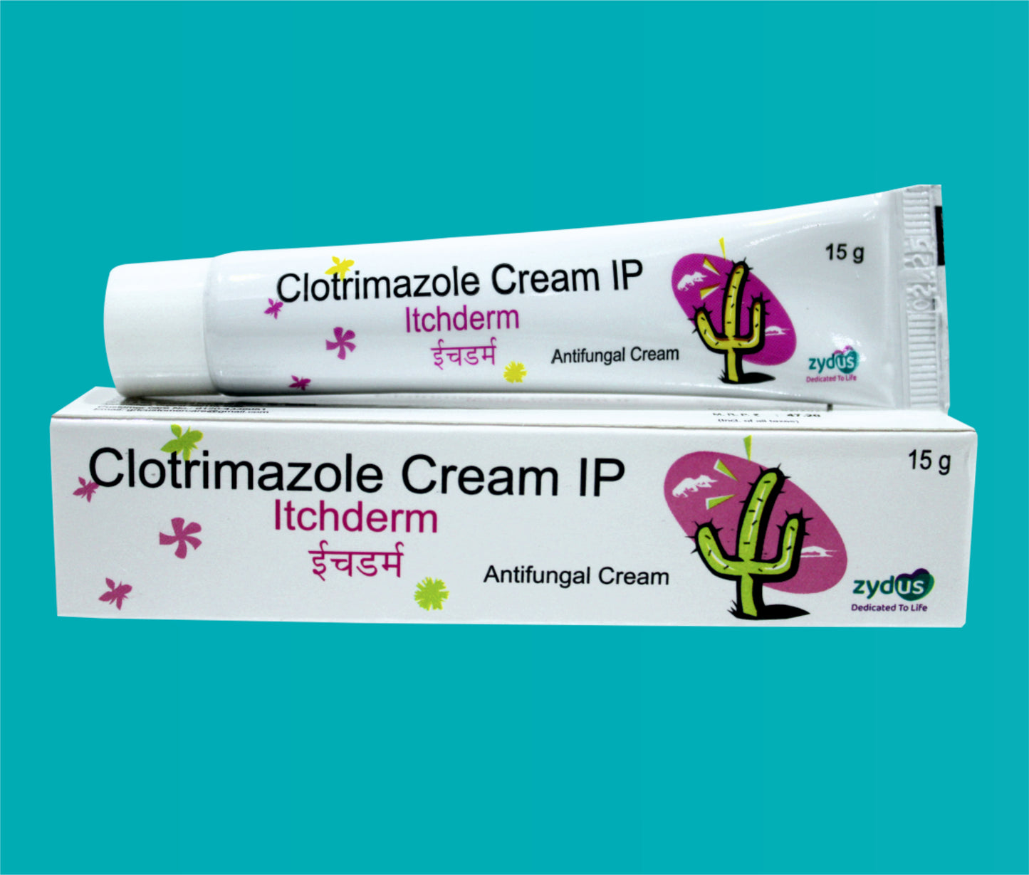 Itchderm Cream (15 gm tube) Clotrimazole IP by Zydus