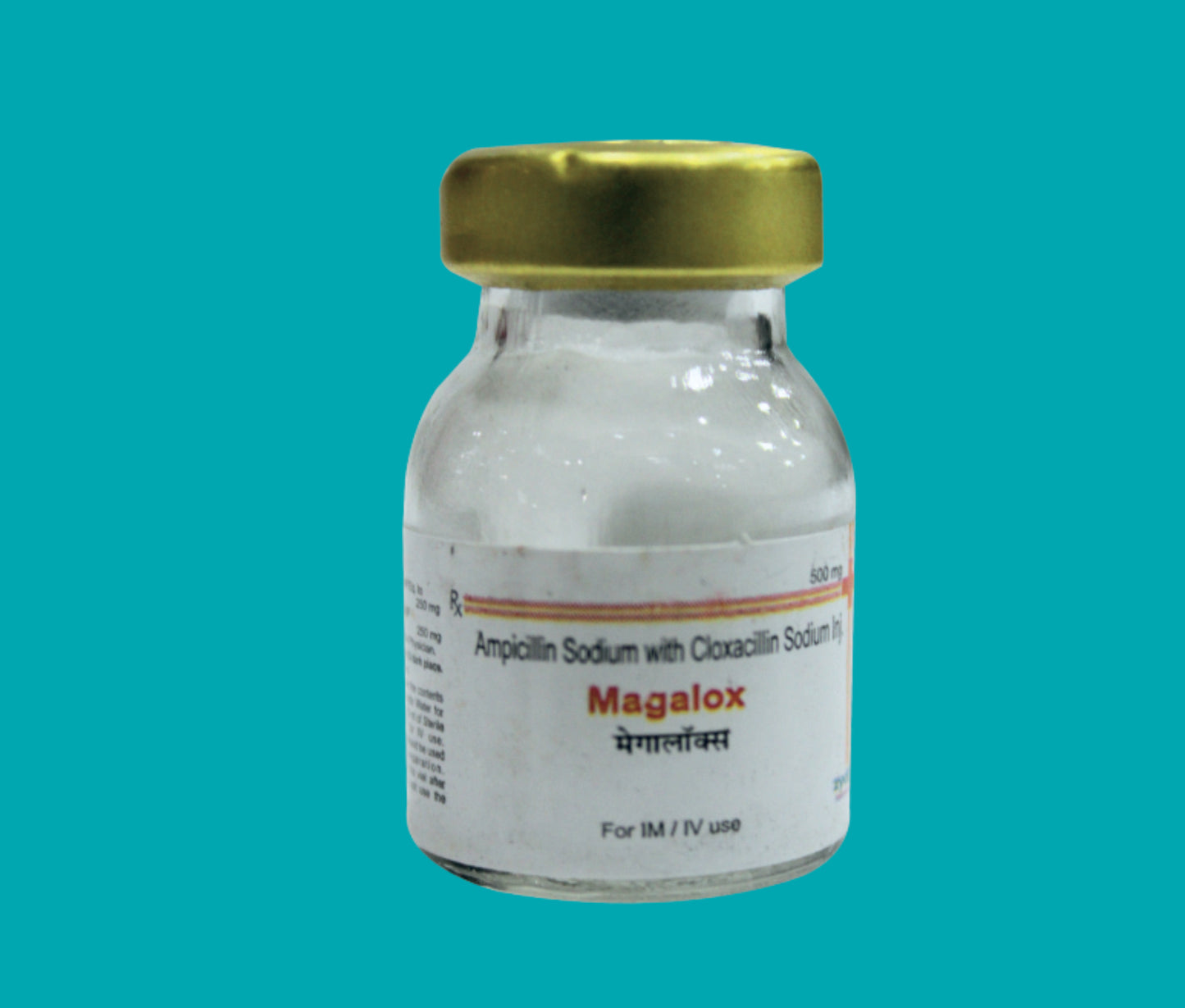 Megalox Inj. (Vial) Ampicillin 250 mg + Cloxacillin 250 mg by Zydus